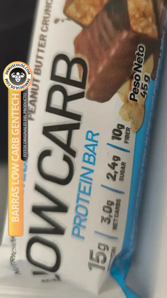 Barritas de proteína Low Carb de Gentech