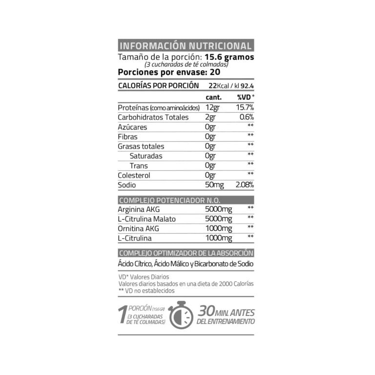 Información de Steam N.O. de Star Nutrition
