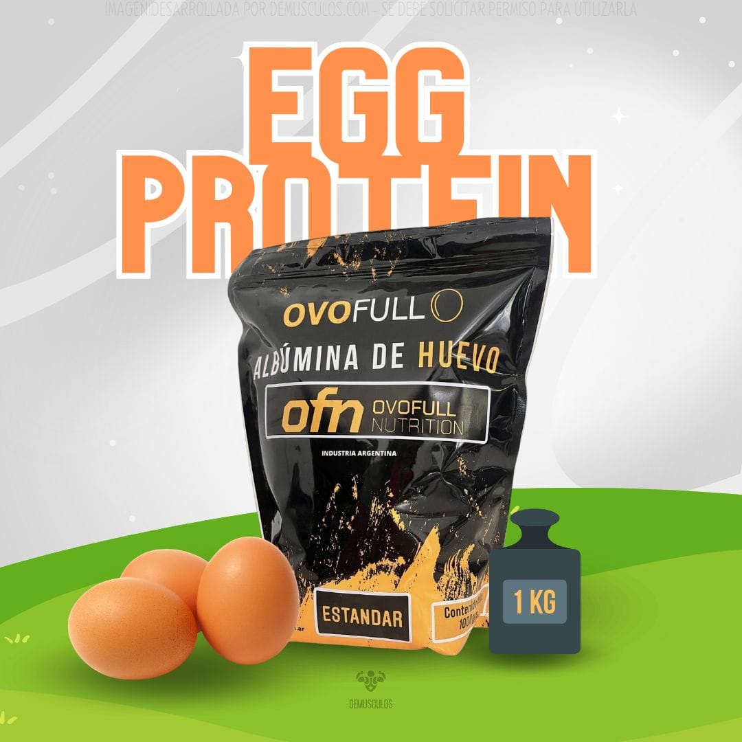 Egg Protein Ovofull sin sabor x 1 kg 