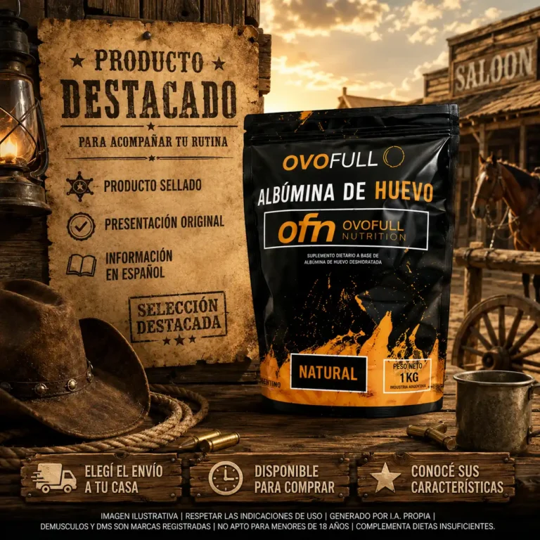 Proteina de Huevo Ovofull 1 kg, apta para cocinar en recetas