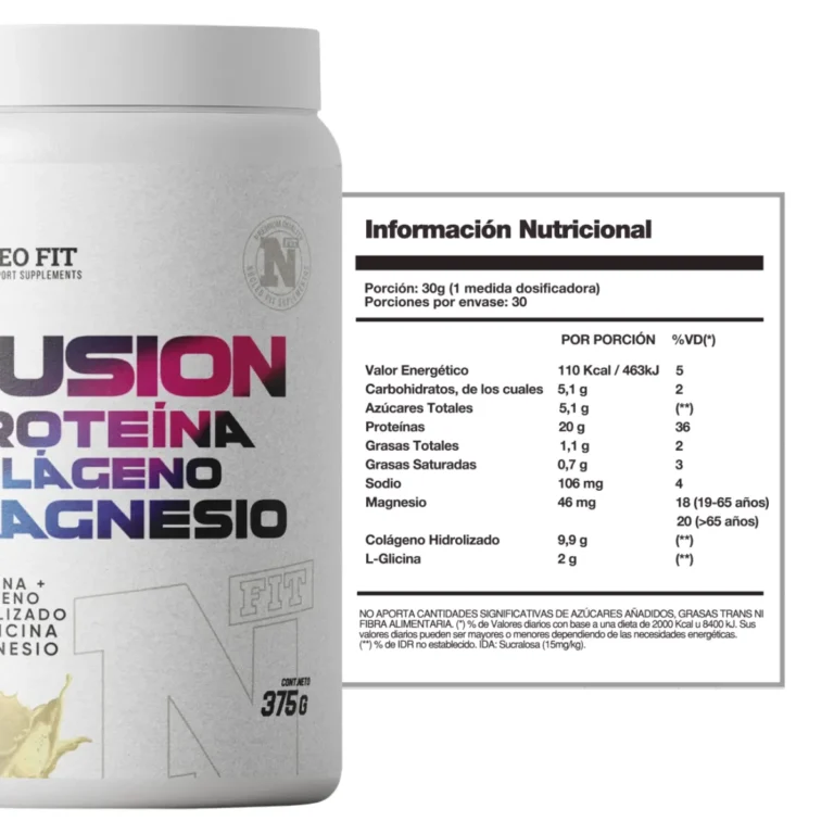 Fusion de Núcleo Fit, información del producto