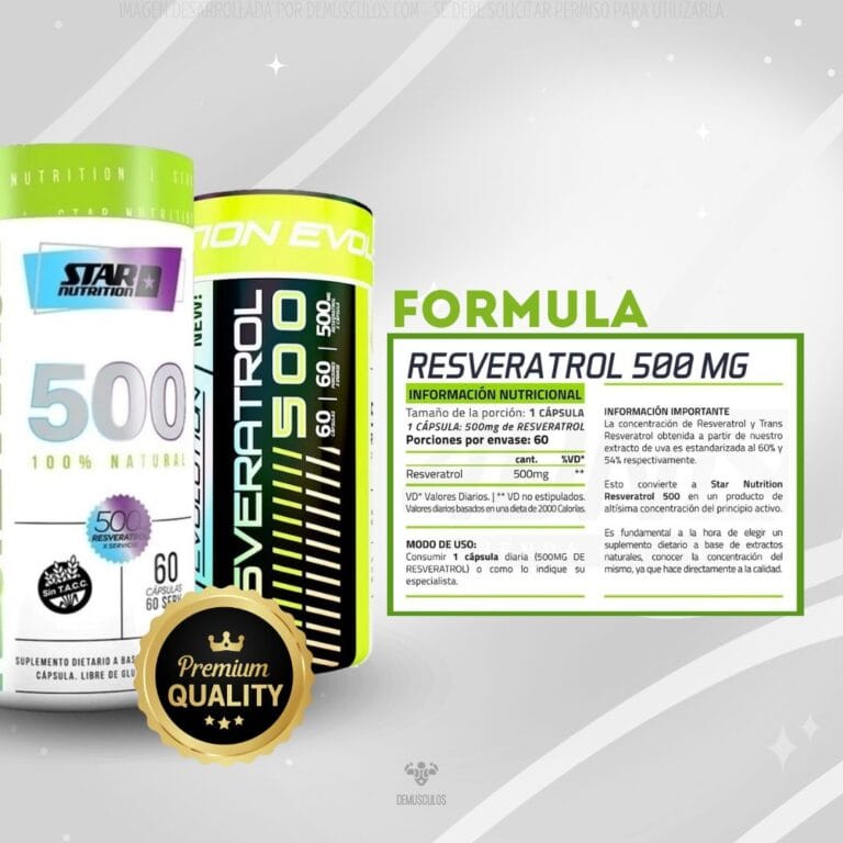 Resveratrol de Star Nutrition incluido en el combo