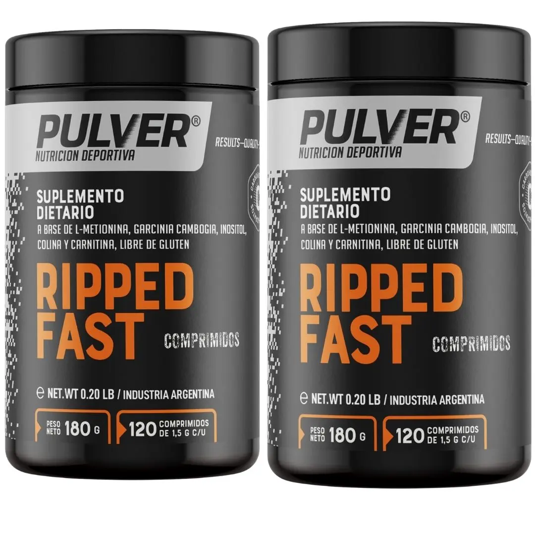 Ripped Fast de Pulver x 120 Quemador de Grasas