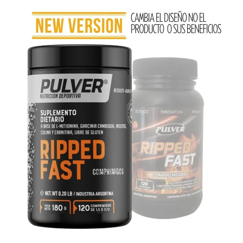 Ripped Fast de Pulver x 120 Quemador de Grasas