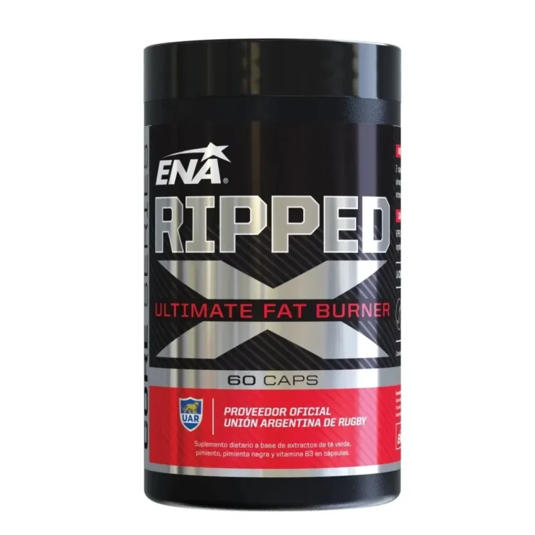 Ripped X de ENA Sport x60 comprimidos, envase