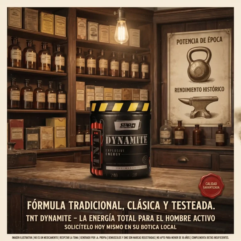 TNT Dynamite 240 g Star Nutrition, se prepara con agua fria