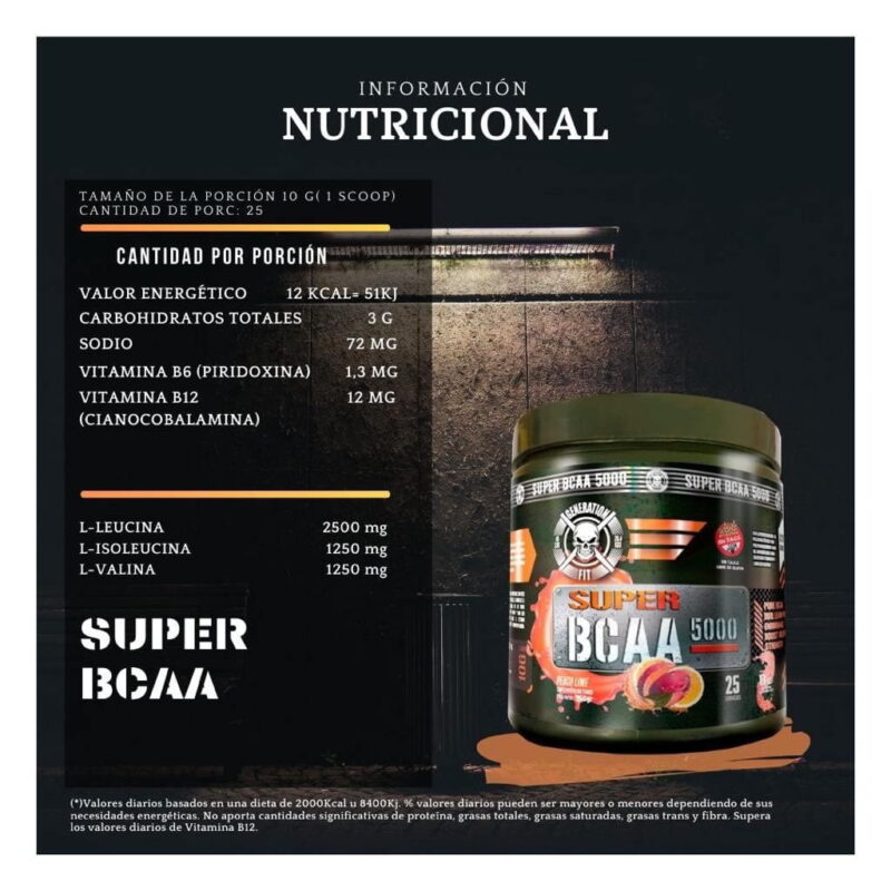 Bcaa 5000 de Generation Fit