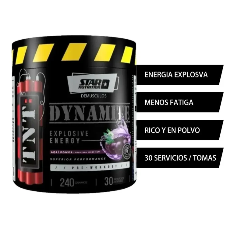 Combo TNT Dynamite + Creatina 300 g de XXL Pro, información de los productos