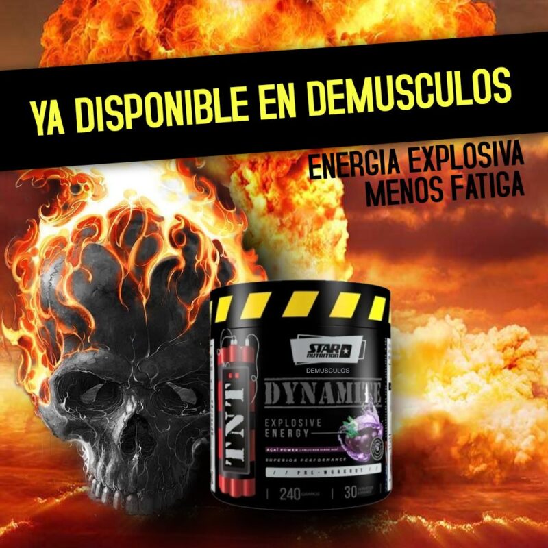 TNT Dynamite 240 grs de Star Nutrition Pre Entrenamiento - Imagen 5