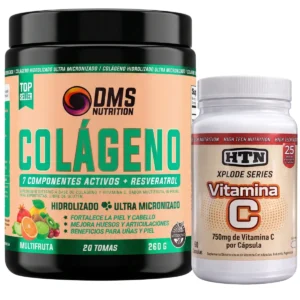 Combo: Colágeno DMS y Vitamina C de HTN