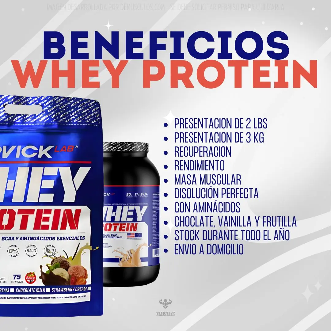 Proteína de 2 y 5 lbs de Mervick