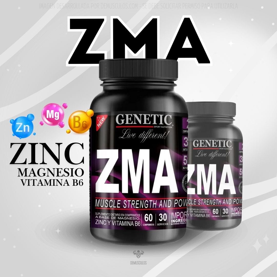 ZMA x60 de Genetic: Presentación