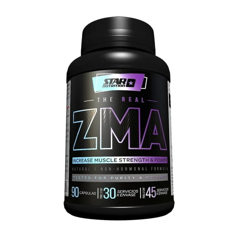 Contiene Magnesio y Zinc. ZMA de Star Nutrition x60.