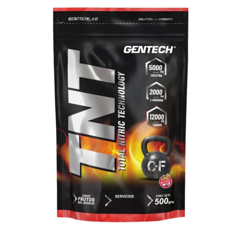 TNT de Gentech, envase de 500 gramos