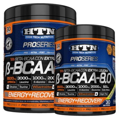 2 aminoácidos ramificados Beta BCAA 8.0 de HTN
