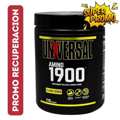 Aminoácidos 1900 de Universal Nutrition, 100% importados