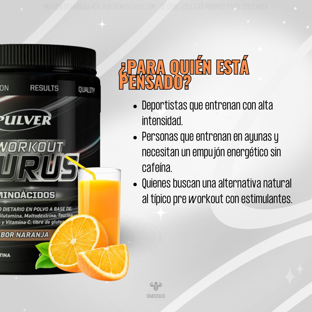 Taurus 400 grs de Pulver - Pre Workout