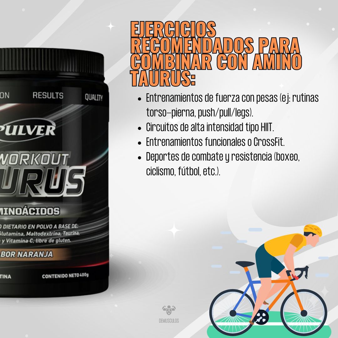 Taurus 400 grs de Pulver - Pre Workout