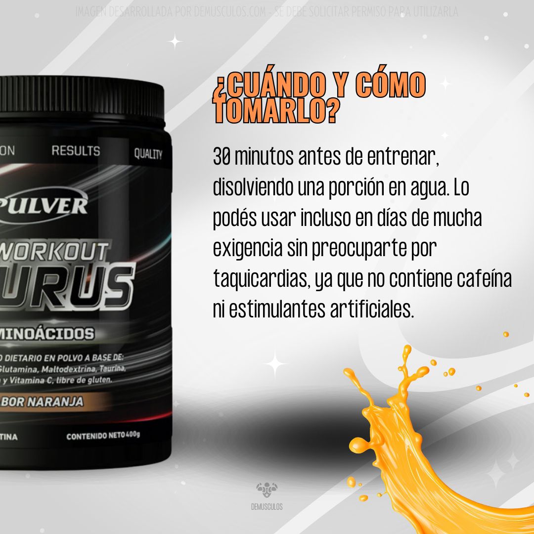 Taurus 400 grs de Pulver - Pre Workout