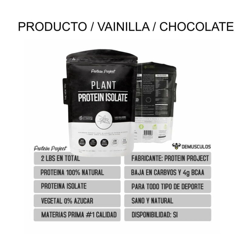 Plant Protein Isolate 2 lbs Protein Project
