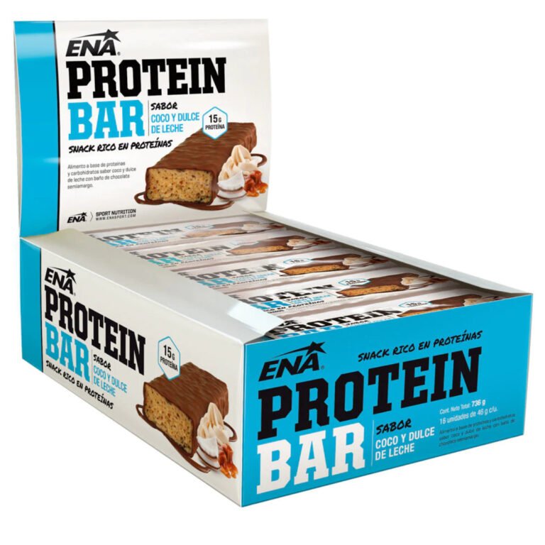 Barras Whey Bar de ENA Sport, sabores de la linea