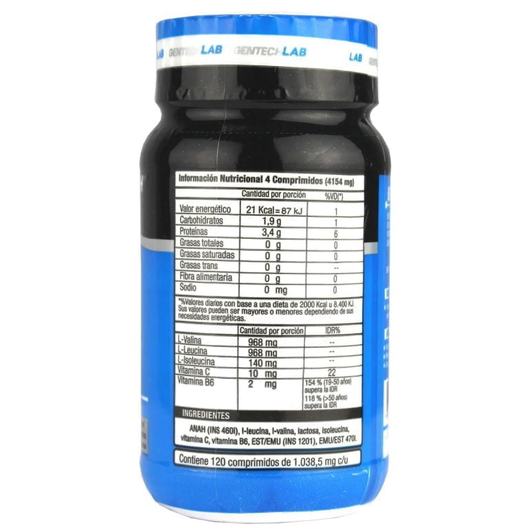 Comprimidos de BCAA 4000 de Gentech