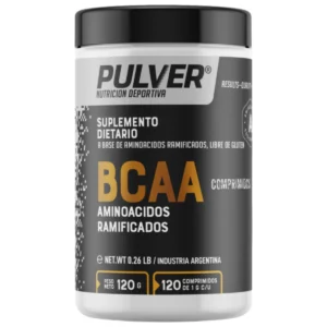 Bcaa en Polvo de Pulver x 120 comprimidos.