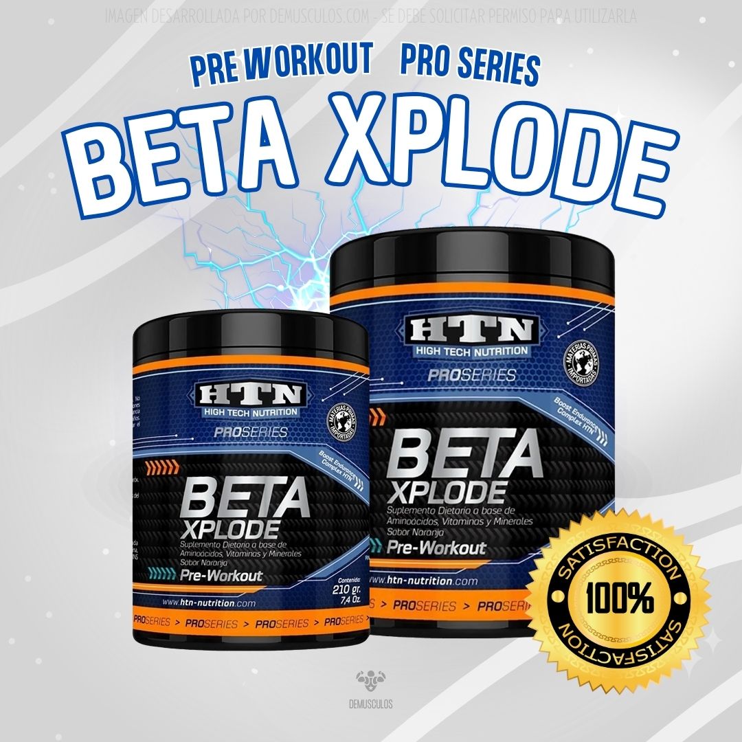 Beta Xplode de HTN con Taurina, Creatina y Beta Alanina