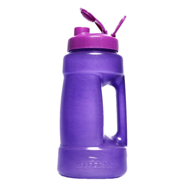 Bidón botella de agua de 1,5 litros para gimnasio, color lila