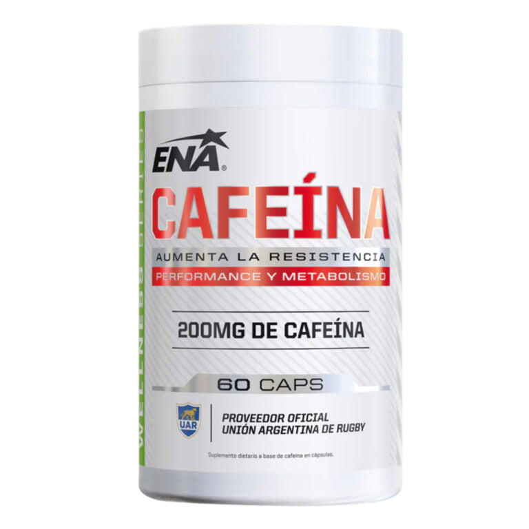 Cafeína de ENA Sport, envase de 60 cápsulas