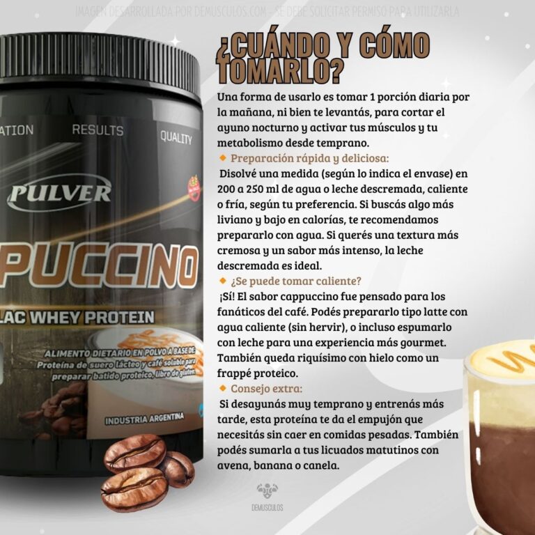 Como preparar el Cappuccino de Pulver 400 g, frio o caliente