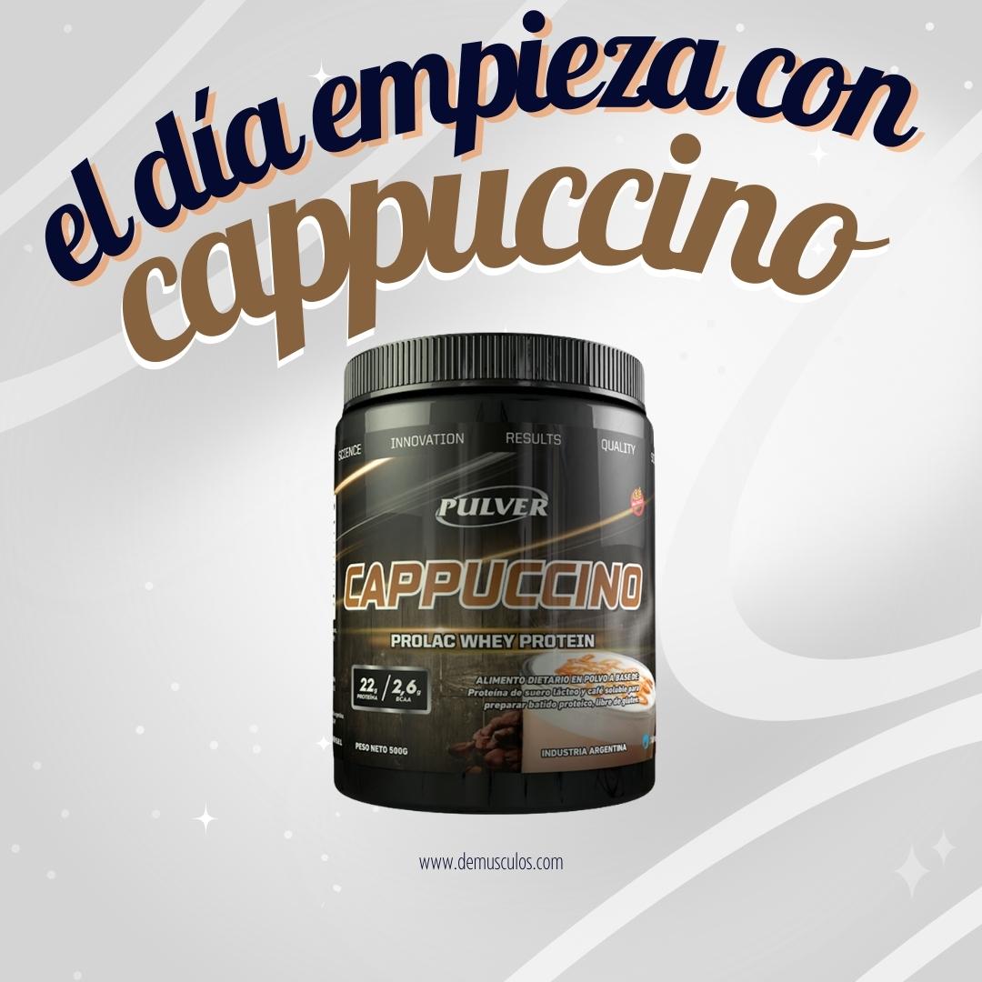 Cappuccino de Pulver Prolac Whey sabor Cappuccino, ideal para empezar tu día