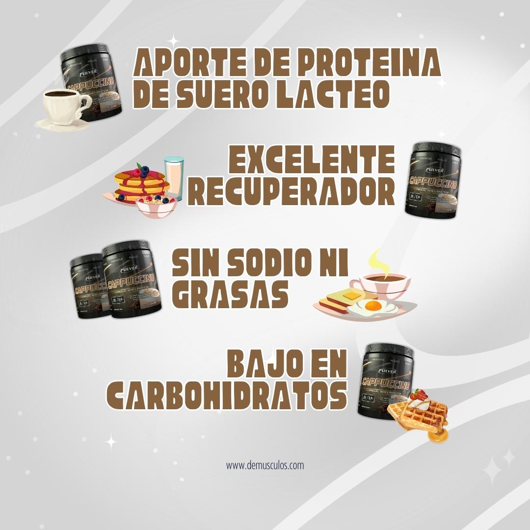 Beneficios del Cappuccino de Pulver 500 grs Beneficios de Prolac Cappuccino 500 grs