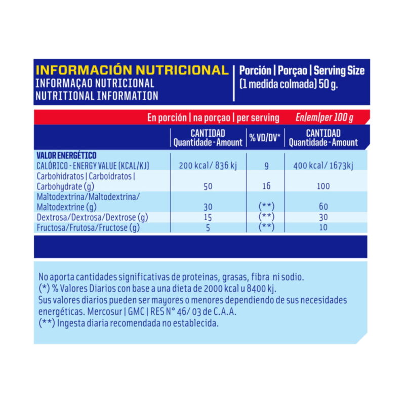 Carbo Complex 1 kg de Mervick