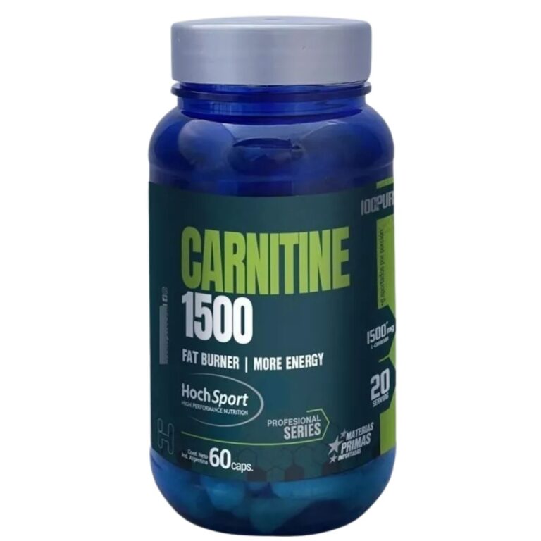 L-Carnitina 1500 de Hoch Sport, frasco de 60 cápsulas