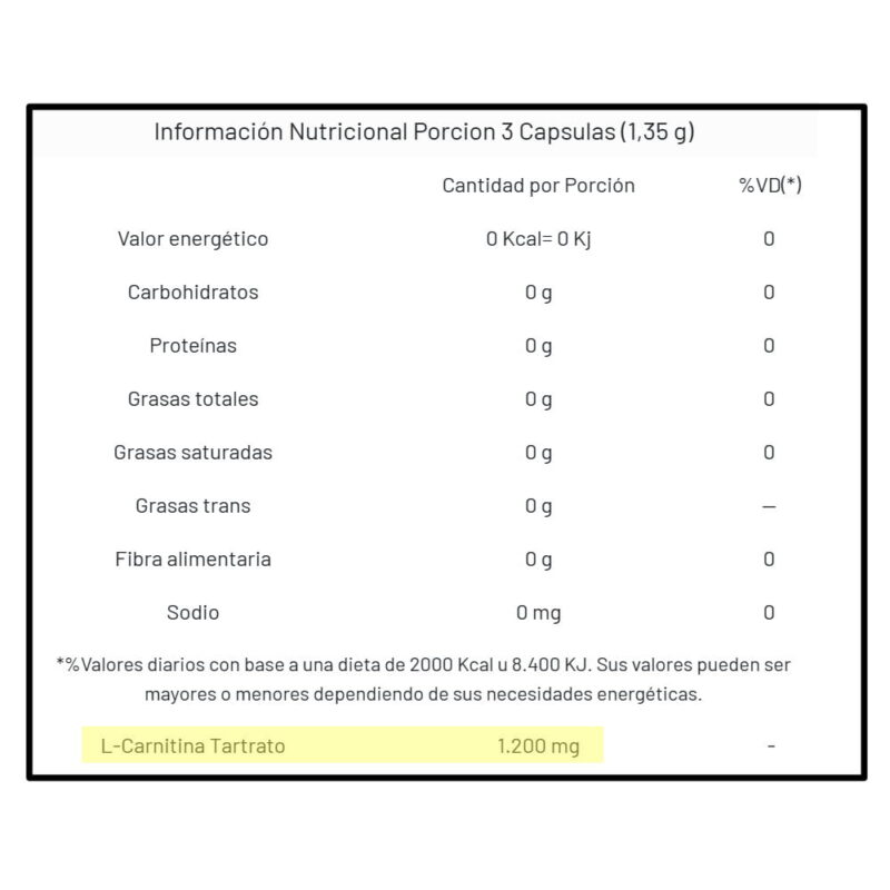 Carnitina Gentech x90 comprimidos