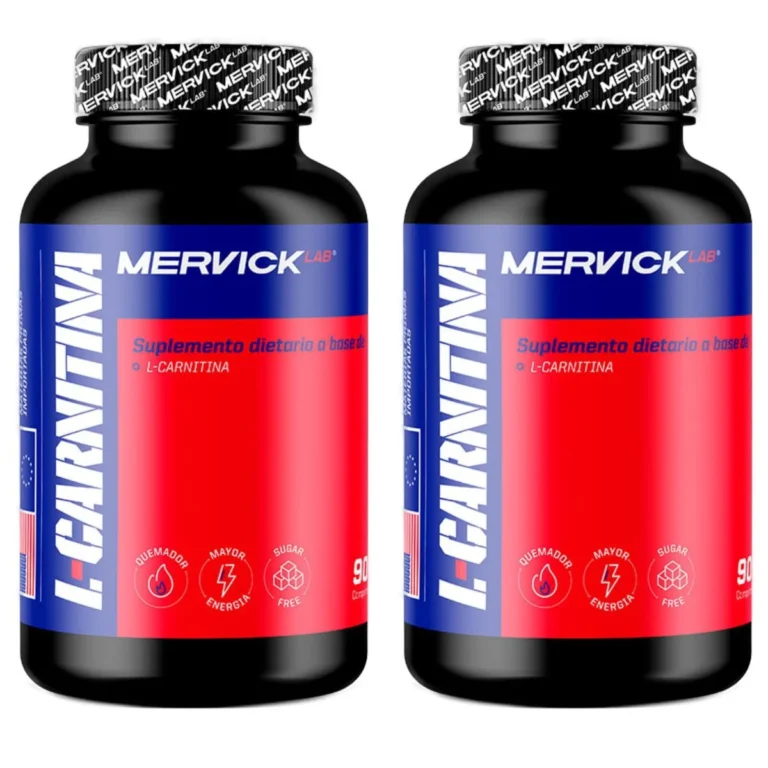 Carnitina x90 comprimidos de Mervick, pack de 2 unidades