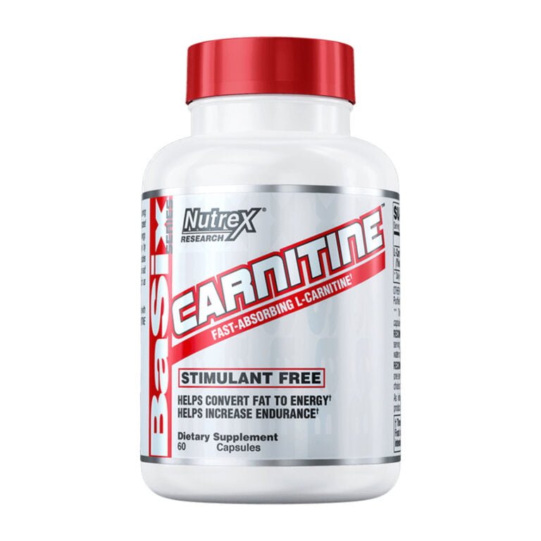 Lipo-6 Carnitine de Nutrex, frasco de 60 cápsulas