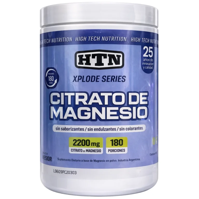 Citrato de Magnesio de HTN, pote de 396 gramos