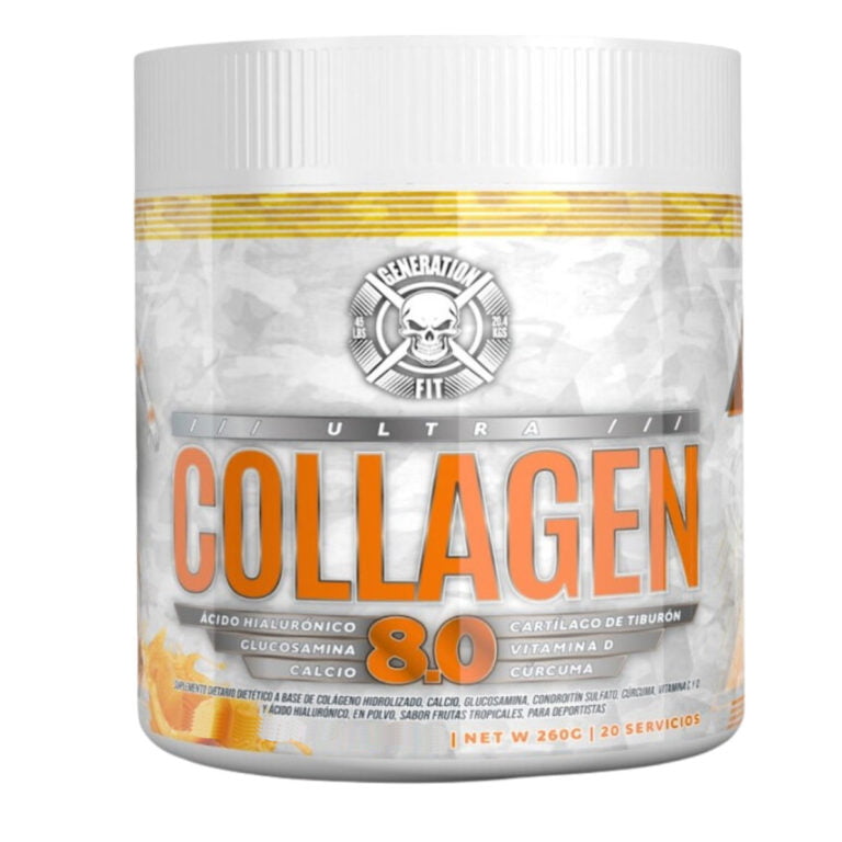 Collagen 8.0 de Generation Fit x 260 g, envase del producto