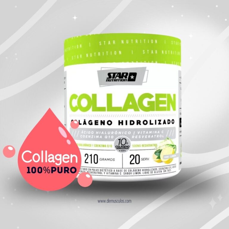 Envase de Colágeno Hidrolizado de Star Nutrition de 210 gramos