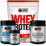 Combo DMS PRO 4: Proteína, Glutamina, Beta Alanina y Magnesio Bisglicinato