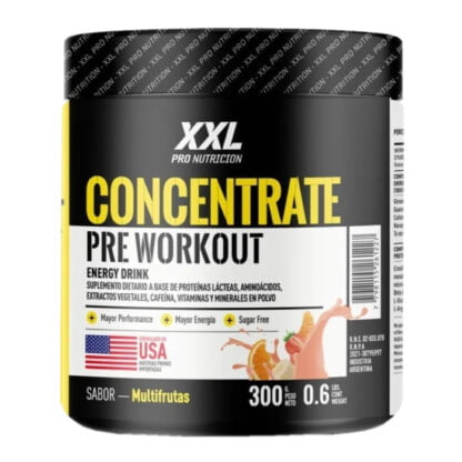 Pre Workout Concetrate de 300 grs XXL Pro Nutrition