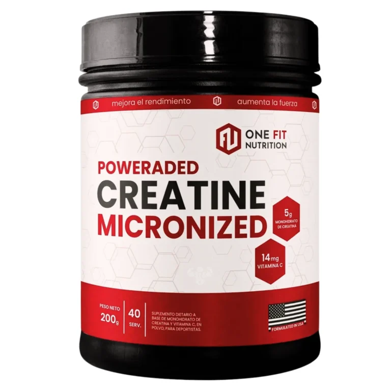 Creatina One Fit de 200 gramos, monohidrato micronizada