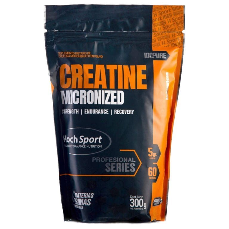 Creatina 300 g de Hoch Sport, envase