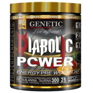 Pre entreno Diabolic de Genetic Sport x300 grs