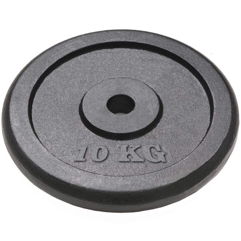 Disco de hierro 10 kg para barras
