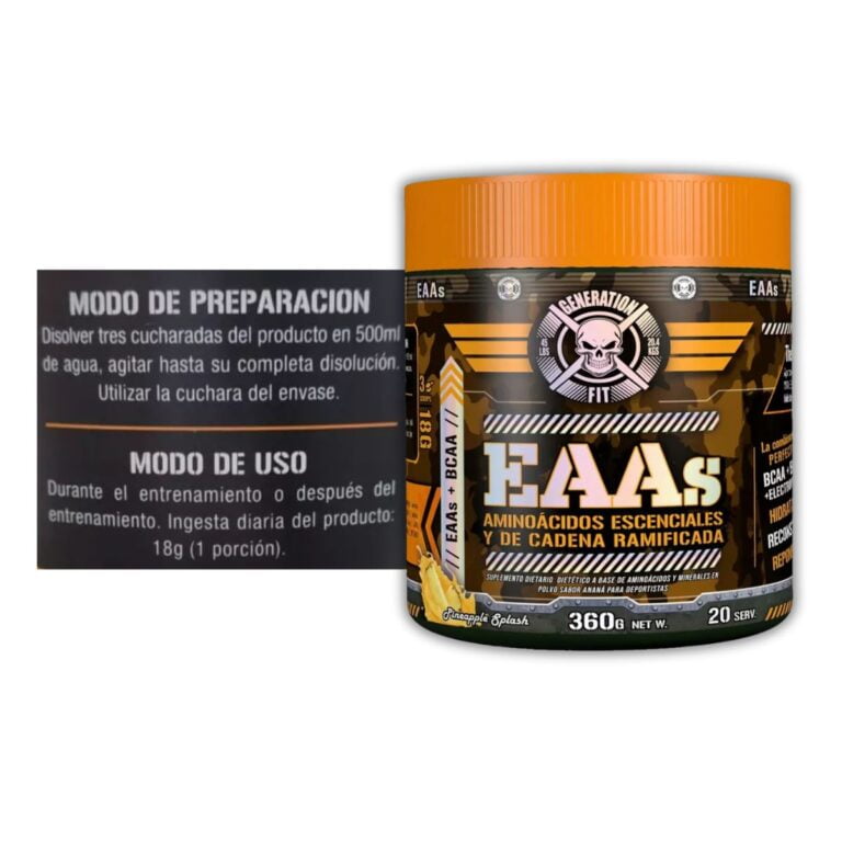 Modo de uso y preparacion de los EAA de Generation Fit