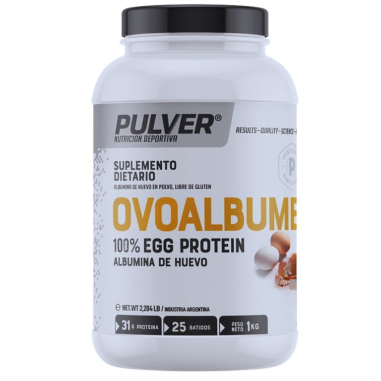 Egg Ovoalbumen 1 kg de Pulver, envase