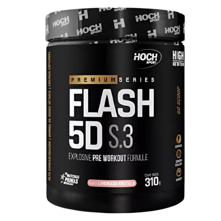 Flash 5D de Hoch Sport 320 gramos, envase del producto